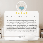 She made an impossible divorce situation feel manageable.